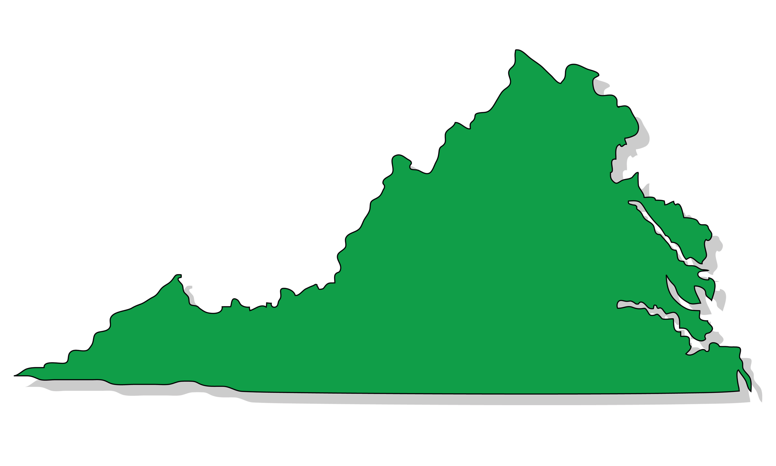 clipart map of virginia - photo #25