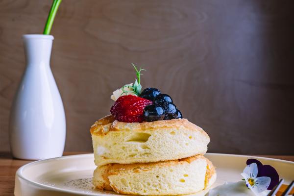 Souffle Pancakes from our Weekend Brunch menu