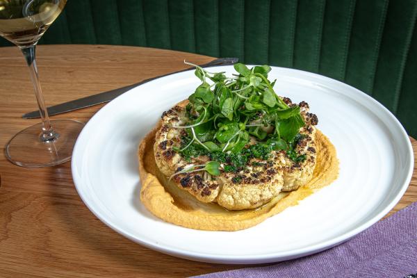 cauliflower steak at jackie