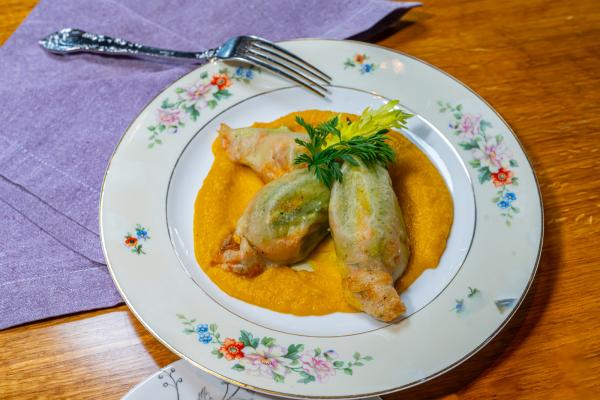 squash blossom at jackie