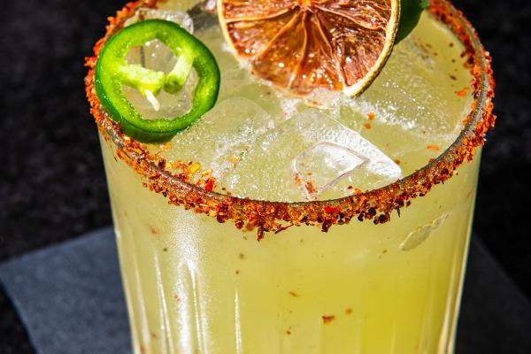 Smoke Show spicy mezcal cocktail