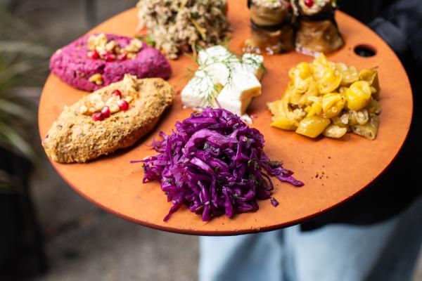 Gobi Platter: assortment of Georgian vegetable starters