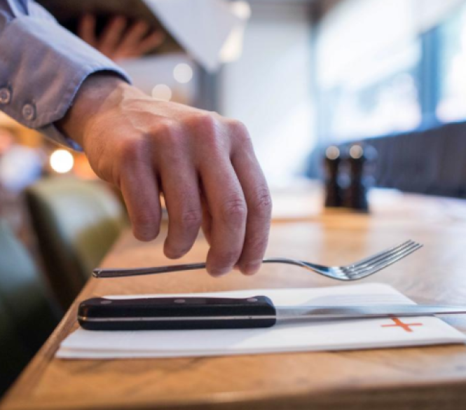 Generic Person  Setting a Table