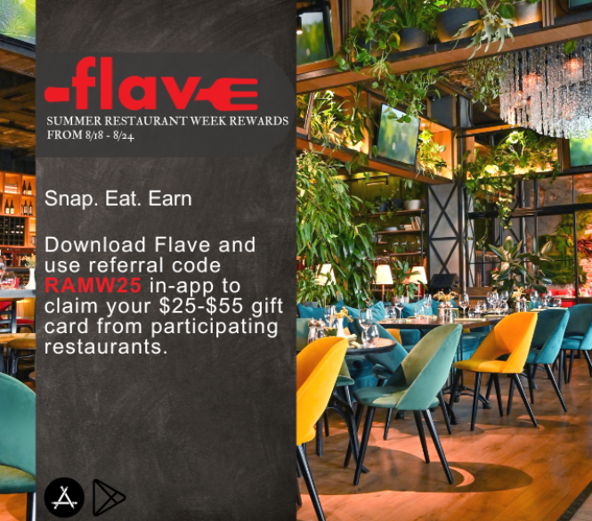 Flave App SRW25 Download to Win Gift Certs