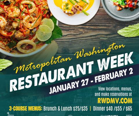 Metropolitan Washington Restaurant Week Winter 2025